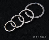 Titanium Alloy Key Rings Keychains Buckle Pendant Super Light Man Car Keychain for Male Creativity Gift Keyfobs Crafts Key Ring