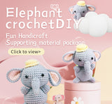 Crochet Kit for Beginners, Animal Crocheting Knitting Kit with Step-by-Step Gifts for Adults