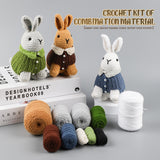 Crochetta Crochet Kit for Beginners, Beginner Crochet Kit for Adults with Step-by-Step Video Tutorials