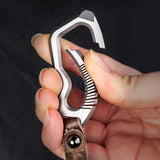 Titanium Alloy Keychain Rings Buckle for Hanging Ornament