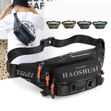 Fanny Pack for Men Women Water Resistant Large Hiking Waist Bag Pack Carrying All Phones for Running Walking Traveling