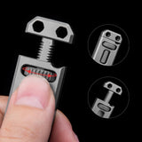 Titanium Alloy Telescopic Crowbar Camping Bottle Opener Screwdriver Wrench Outdoor EDC Hand Tools With 3 Batch Head