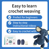 Crochetta Crochet Kit for Beginners - Crochet Starter Kit with Step-by-Step Video Tutorial