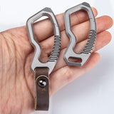 Titanium Alloy Keychain Rings Buckle for Hanging Ornament