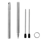 Tactical-grade stainless steel pen with rugged durability High Quality Stainless Steel Anti Skid Portable Self Defense Pen Aluminum Glass Breaker Survival Tool