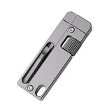 Titanium Alloy Screwdriver And Wrench Small EDC Multifunctional Tool Outdoor Portable Pocket Tool Gray New