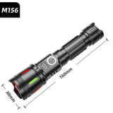 Lighting LED Flashlights High Lumens, Small Flashlight, Zoomable, Waterproof, Adjustable Brightness Flash Light for Outdoor, Emergency