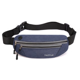 Fanny Pack for Women Men Water Resistant Small Waist Pouch Slim Belt Bag withPockets for Running