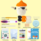 WAWAJI Animals Kit, Crochet Kit for Beginners, Crochet Starter Learn to Crochet Set with Step-by-Step Video Tutorials Instructions, Yarn, Hook, Instruction, and Accessories