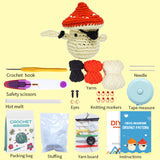 WAWAJI Animals Kit, Crochet Kit for Beginners, Crochet Starter Learn to Crochet Set with Step-by-Step Video Tutorials Instructions, Yarn, Hook, Instruction, and Accessories