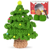 Christmas Crochet Kit for Beginners, Crochet Starter Kits for Adults Amigurumi Craft Knitting Crochet Animals Kits with Step-by-Step Video Tutorials