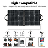 Flashfish SP50 Portable Solar Panel | 50W/18V