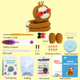 WAWAJI Animals Kit, Crochet Kit for Beginners, Crochet Starter Learn to Crochet Set with Step-by-Step Video Tutorials Instructions, Yarn, Hook, Instruction, and Accessories