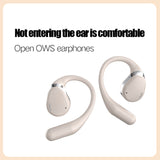 OWS Hanging Bluetooth 5.4 Earphones Open Ear Headset Ball - Portable and Comfortable, HiFi Stereo Sound Headphones Noise Cancelling