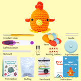 WAWAJI Animals Kit, Crochet Kit for Beginners, Crochet Starter Learn to Crochet Set with Step-by-Step Video Tutorials Instructions, Yarn, Hook, Instruction, and Accessories