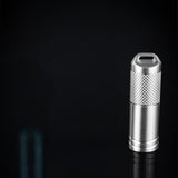 EDC Titanium Alloy Mini Flashlight With USB Charging Rechargeable Fishing Outdoor Waterproof Camping Lighting EDC Tools