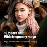 OWS Hanging Bluetooth 5.4 Earphones Open Ear Headset Ball - Portable and Comfortable, HiFi Stereo Sound Headphones Noise Cancelling