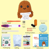 WAWAJI Animals Kit, Crochet Kit for Beginners, Crochet Starter Learn to Crochet Set with Step-by-Step Video Tutorials Instructions, Yarn, Hook, Instruction, and Accessories