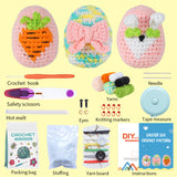 WAWAJI Animals Kit, Crochet Kit for Beginners, Crochet Starter Learn to Crochet Set with Step-by-Step Video Tutorials Instructions, Yarn, Hook, Instruction, and Accessories