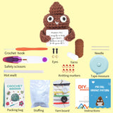 WAWAJI Animals Kit, Crochet Kit for Beginners, Crochet Starter Learn to Crochet Set with Step-by-Step Video Tutorials Instructions, Yarn, Hook, Instruction, and Accessories