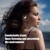 OWS Hanging Bluetooth 5.4 Earphones Open Ear Headset Ball - Portable and Comfortable, HiFi Stereo Sound Headphones Noise Cancelling