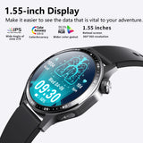 Advanced Health and Fitness Smartwatch with Tools to Manage Stress and Sleep, ECG App, SpO2, 24/7 Heart Rate