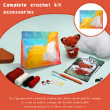 The Woobles Easy Peasy Beginner Bundle Crochet Kit with Crochet Kit Bundle for Beginners