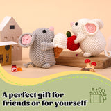 Animal Crocheting Knitting Kit with Step-by-Step Video Tutorials, Gift for Adults Kids