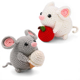 Animal Crocheting Knitting Kit with Step-by-Step Video Tutorials, Gift for Adults Kids