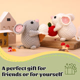 Animal Crocheting Knitting Kit with Step-by-Step Video Tutorials, Gift for Adults Kids