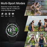 Smart Watch Fitness Tracker with Heart Rate Blood Oxygen Blood Pressure Sleep Monitor 100 Sports Modes Step Calorie Counter Activity Health Trackers IP68 Waterproof