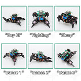 New Spider Four-Legged Robotics Starter Kit WiFi Controlled DIY STEM Robot