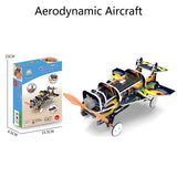 STEM Assembled Model Plane Kit Building Toy Aerodynamic Aircraft Age 3-8 years