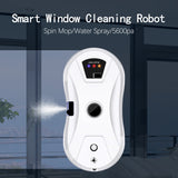 Window Cleaner Robot 5600Pa Smart Window Cleaner with Automatic Water Spray, Remote Control Robot Window Washer for Windows