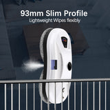 Window Cleaner Robot 5600Pa Smart Window Cleaner with Automatic Water Spray, Remote Control Robot Window Washer for Windows