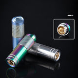 EDC Titanium Alloy Mini Flashlight With USB Charging Rechargeable Fishing Outdoor Waterproof Camping Lighting EDC Tools