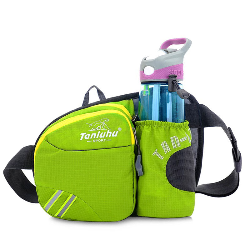 Outdoor Sports Waist Bag with Bottle Holder Waterproof Hiking Belt Kettle  Pouch for Men Women Running Cycling Zipper Fanny Pack - AliExpress