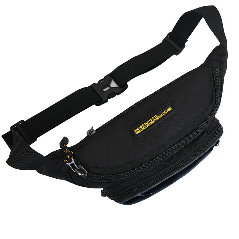 Fashion Man Waist Bag Fanny Pack Waterproof Chest Pack Outdoor